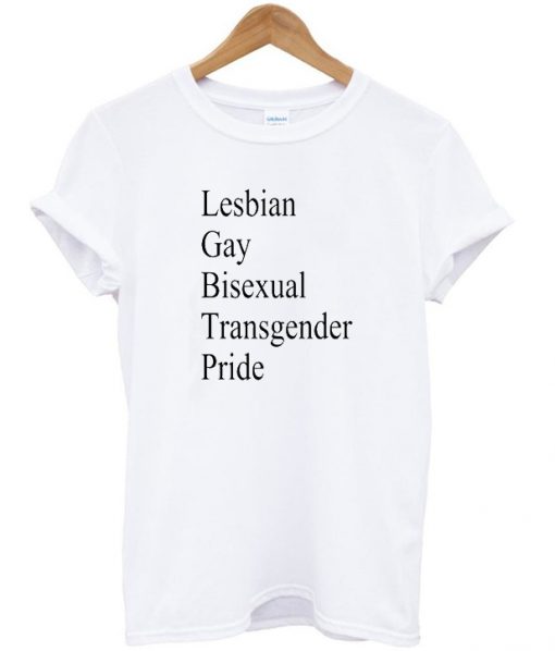 Lesbian Gay Bisexsual Transgender Pride Tshirt