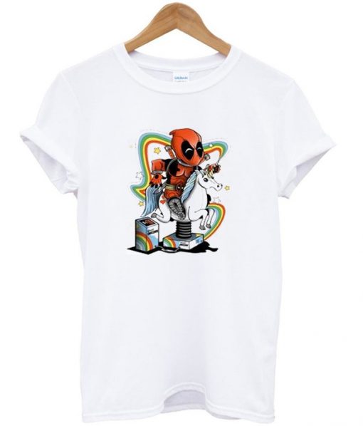 deadpool happy unicorn t-shirt