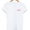 paris rose t-shirt