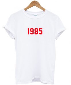 1985 font t-shirt