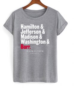 hamilton names t-shirt