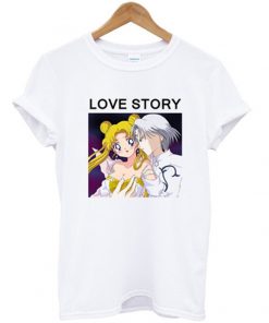 love story sailormoon t-shirt
