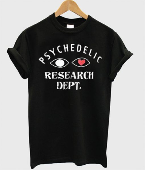 psychedelic research dept t-shirt