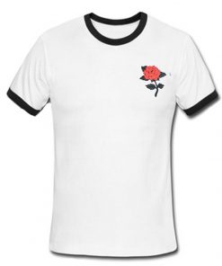 rose ringer t-shirt