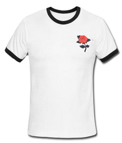 rose ringer t-shirt