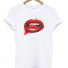 sexy red lips t-shirt