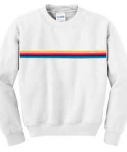 stripped rainbow sweatshirt