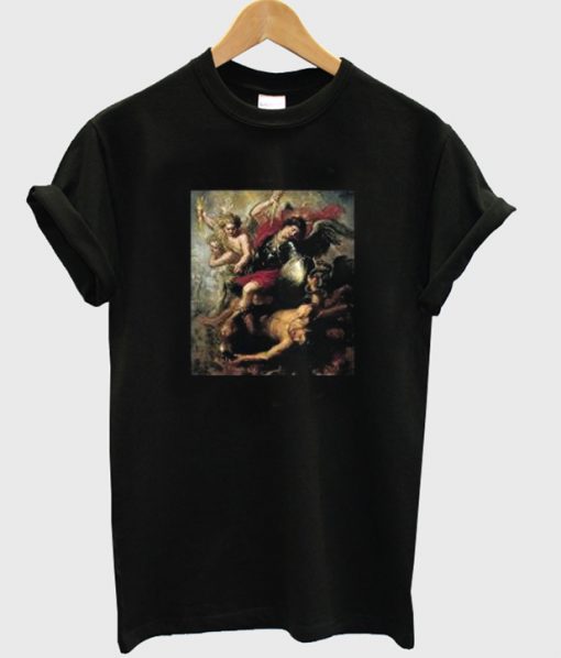 St Michael Expelling Lucifer and the Rebel Angels Tshirt