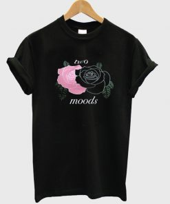 Two Moods Flower Rose T Shirt
