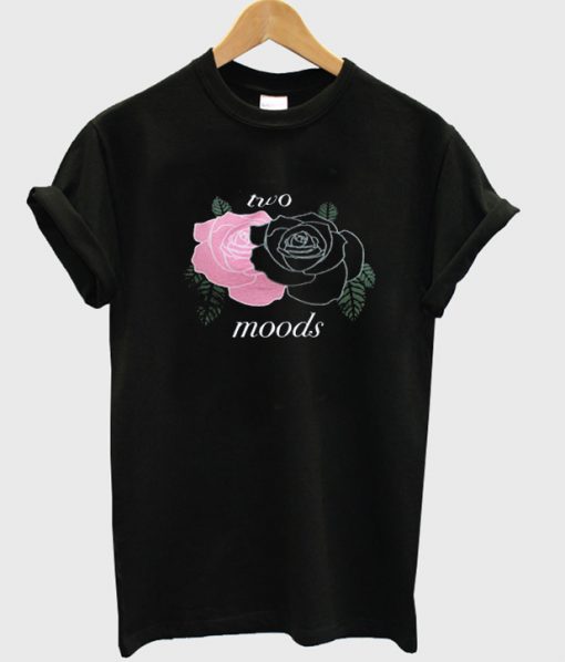 Two Moods Flower Rose T Shirt