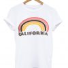 california rainbow t-shirt