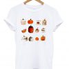 cute halloween cream t-shirt