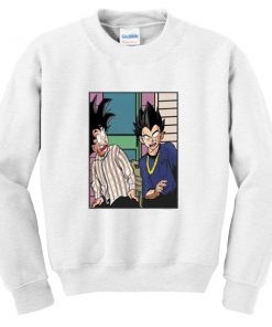 goku and vegeta dragon ball sweatshirt