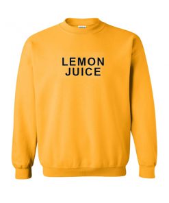 lemon juice sweatshirt