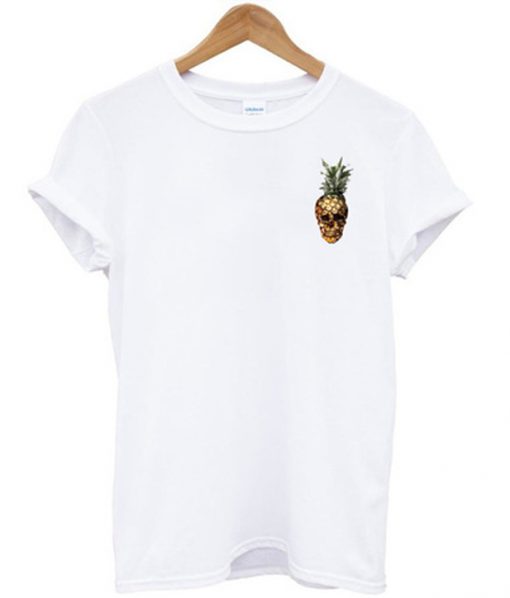 pineapple headskull t-shirt