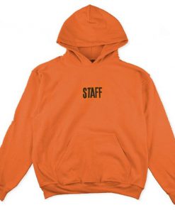 staff orange hoodie