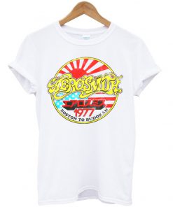 aerosmith boston to budokan 1977 tshirt