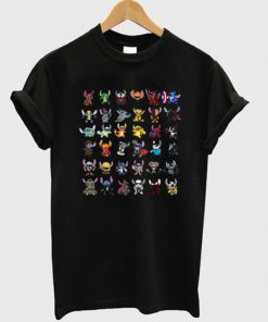 amazing stitch character t-shirt