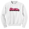 barbie font sweatshirt