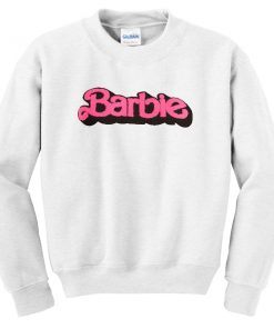 barbie font sweatshirt