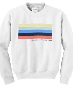 biarritz france 1990 sweatshirt