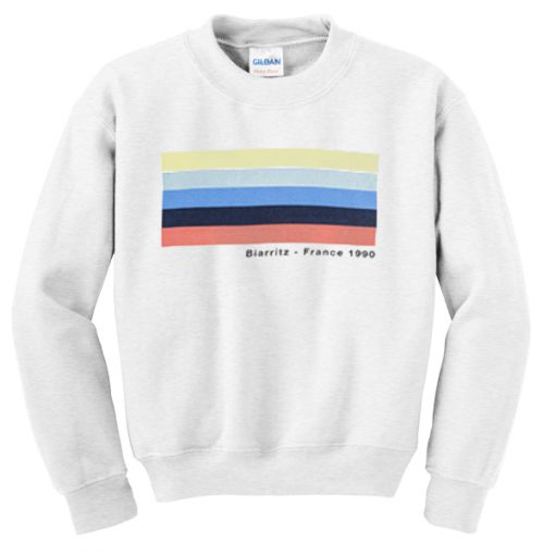 biarritz france 1990 sweatshirt