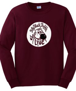 billy black bubbles live sweatshirt