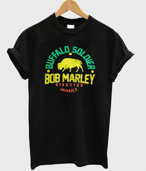 buffalo soldier bob marley t-shirt
