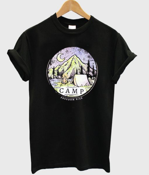 camp freedom rise t-shirt