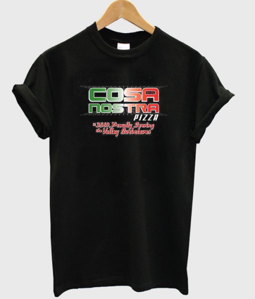 cosa nostra pizza t-shirt