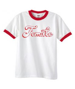 female ringer tshirt