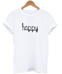 happy font t-shirt