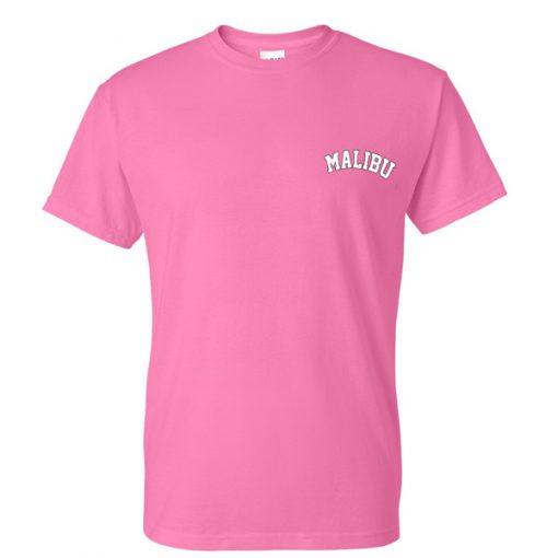 malibu pink tshirt