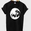 moon in space t-shirt