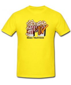 mtv popcorn logo tshirt