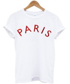 paris font t-shirt