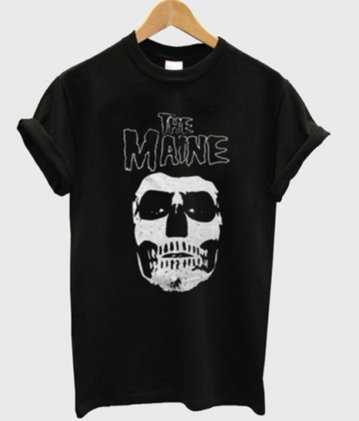the maine head skull t-shirt