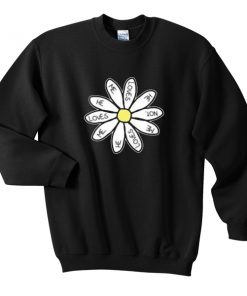 He Loves Me Daisy Flower Sweatshirt