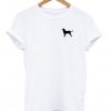 black dog t-shirt