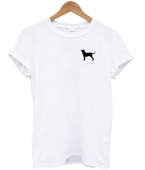 black dog t-shirt