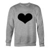 black heart sweatshirt