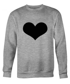 black heart sweatshirt