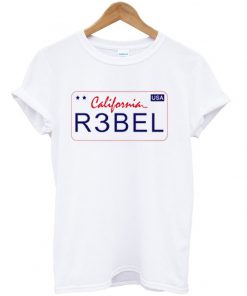 californa rebel USA t-shirt