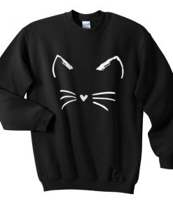 cartoon cat sweatshirt