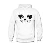 cat face hoodie