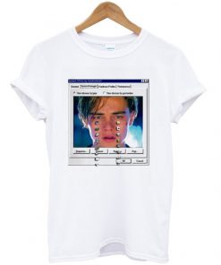 crying leonardo MS-DOS t-shirt