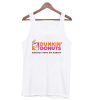 dunkin donuts america runs on dunkin tanktop