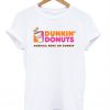 dunkin donuts america runs on dunkin tshirt