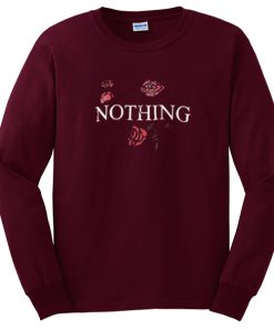 flower nothing sweatshirt