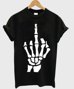 fuck skeleton t-shirt